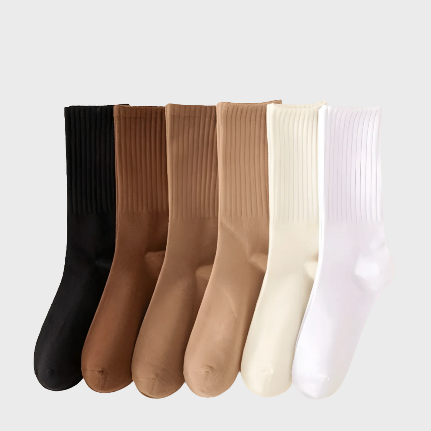 ComfortGraphic Unisex Crew Socks - 6 Pairs