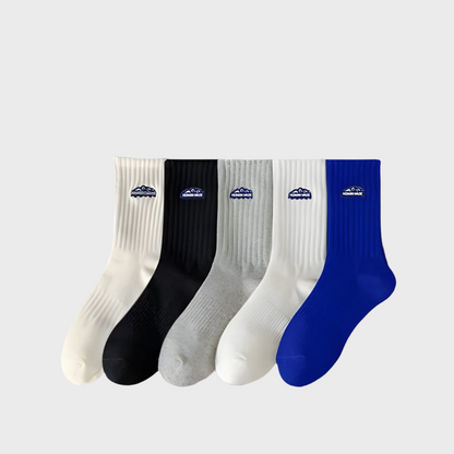 DrySure Men's Winter Crew Socks - 5 Pairs