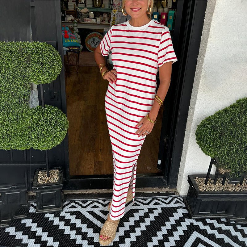 Chelle Striped Maxi Summer Dress