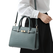 Luxe Haven Croco Handbag
