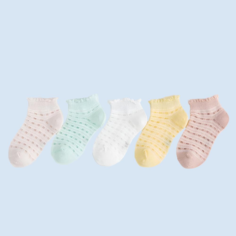 AirSocks Breathable Mesh Baby Socks - 5 Pairs