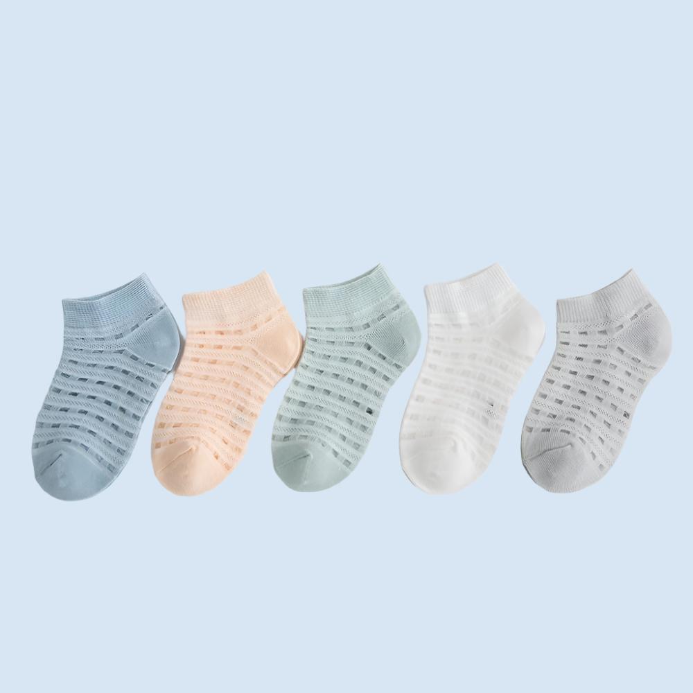 AirSocks Breathable Mesh Baby Socks - 5 Pairs