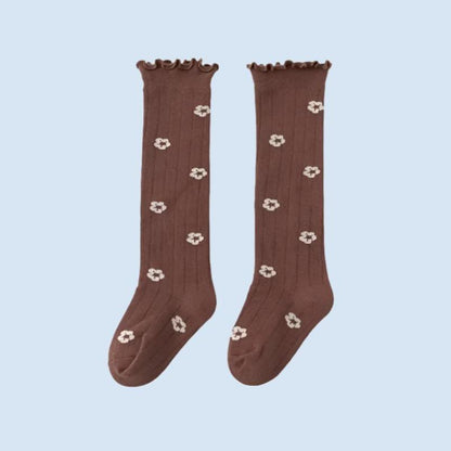 BloomWarm Knee-High Cotton Kids Socks