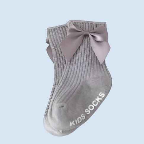 CharmSocks BowTie Kids Grip Socks