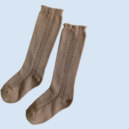 CozyMesh Cotton Knee High Kids Socks