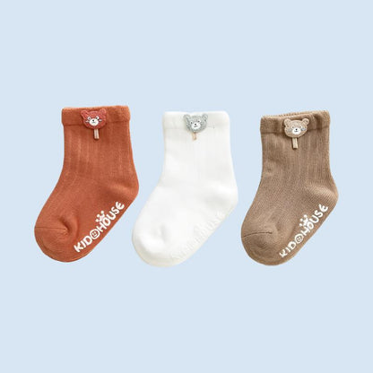 CuddleToes Baby Grip Socks - 3 Pairs